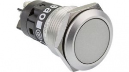 82-5552.1000, Pushbutton Switch 19mm Stainless Steel 240 VAC 3 A 1 Change-Over (CO), EAO