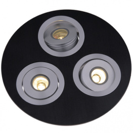 62515312, LED recess-mounted frame round 3x, Barthelme