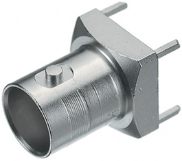 51K101-400A5, Appliance socket BNC straight BNC 50 Ohm, Rosenberger connectors