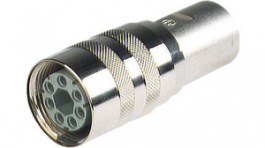 N6REFS, Cable Connector, Female, 6+PE, straight, M26 x 1.5 / PG13.5, Hirschmann