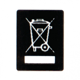 805534 [500 шт], Sticker, black, 15x20mm PU=500 ST, Brady