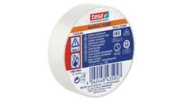 53988-00060-00, Soft PVC Insulation Tape White 15mm x 10m, Tesa