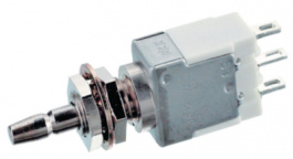 EB2061, Переключатель: кнопочный; Пол: 2; DPDT; 3A/250ВAC; ON-(ON), NKK Switches (NIKKAI, Nihon)