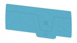2490540000, End Plate, Blue, Weidmuller