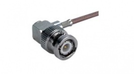 16 BNC-75-2-3/133 NE, RF Connector, BNC, Brass, Plug, Right Angle, 75Ohm, Solder Terminal, Crimp Terminal, Huber+Suhner