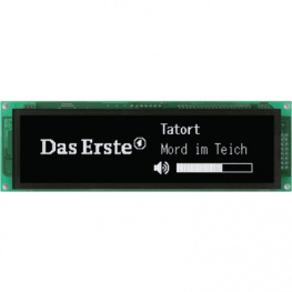 GP 1212A01A, Graphic VFD module 256 x 64 Pixel, FUTABA