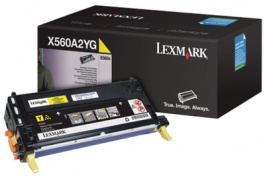 X560A2YG, Toner yellow, Lexmark