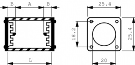 66 CB-50-0-1/E, Коробка ВЧ-компонента, Huber+Suhner