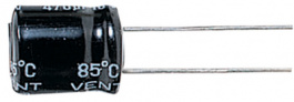 SKRR47M2DE11VU, Alu e-cap, radial 470 nF 200 VDC, Jamicon