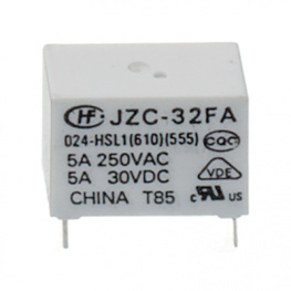 HF32FA/024-HSL1 (610), PCB power relay 24 VDC 200 mW, HONGFA
