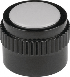 4132.603, Plastic rotary knob black 19.8 mm, Mentor
