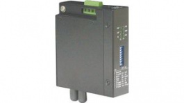 21.13.1142, Converter DIN Rail Gigabit Ethernet (RJ45) to Fibre Optic(ST) Black, Roline