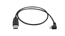 USBAUB50CMRA, Charging Cable Right Angle USB-A Plug - USB Micro-B Plug 500mm USB 2.0 Black, StarTech.com