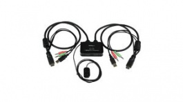 SV211HDUA, 2-Port USB HDMI Cable KVM Switch with Audio and Remote Switching Control, StarTech.com