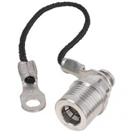R123 805 000W, Protective cap with cord, Radiall