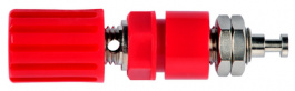 POL 6718 / RT, Binding post diam. 4 mm red, Schutzinger