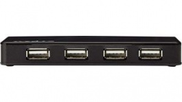 UHUBU2730BK, USB Hub Separate Power 7-Port USB A Socket, Nedis (HQ)
