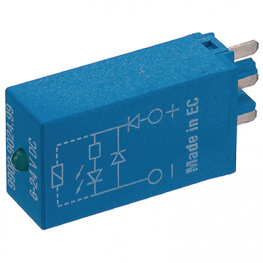 99.02.9.060.99, Plug module with diode 28...60 VDC, FINDER