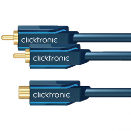 70495, Y-Adapter audio cinch 0.14 m, Clicktronic