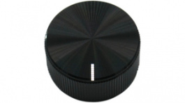 RND 210-00332, Aluminium Knob, black, RND Components