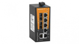 1240910000, Industrial Ethernet Switch, 8 Ports 9.6 ... 60V IP30, Weidmuller