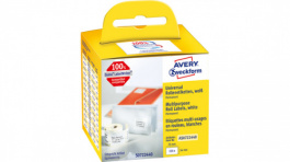 AS0722440, Multipurpose Roll Labels, 1 roll/320 labels, 54 x 70 mm, White, Zweckform