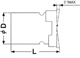 50CE220AX, Aluminium Electrolytic Capacitor 220 uF 50 VDC, Suncon