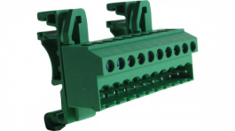 CTBPD96VJ/10, DIN Rail Mounted Pluggable Terminal Block Pitch 5.08 mm, 10 Poles, CamdenBoss
