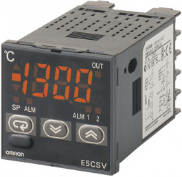 E5CSV-Q1T-500 100-240VAC, Модуль: регулятор; Тип ВЫХ 1:SSR; Тип ВЫХ2:SPST-NO; -10?55°C, Omron