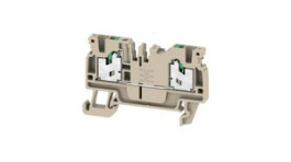 2674530000, Terminal Block, Push-In, 2 Poles, 800V, 24A, 0.5 ... 2.5mm², Beige, Weidmuller