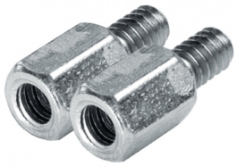 09660009972 (pair), Threaded bolt UNC 4-40/UNC 4-40 PU=Pair (2 pieces), Harting