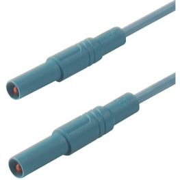 MLS GG 200/2,5 BLUE, Safety test lead diam. 4 mm Blue 200 cm 2.5 mm2 CAT III, SKS Kontakttechnik