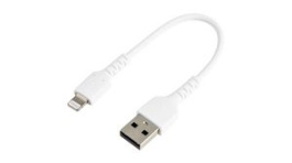 RUSBLTMM15CMW, Charging Cable USB-A Plug - Apple Lightning 150mm USB 2.0 White, StarTech.com
