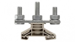 1789790000, Stud Terminal, 1kV, 269A, 3 Connections, Dark Beige, Weidmuller