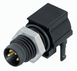 99 3391 282 04, Panel-mount plug, 768 series 4-pole M8, Binder