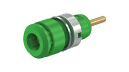 65.9194-25, Laboratory Socket, o2mm, Green, 10A, 600V, Gold-Plated, Staubli (former Multi-Contact )