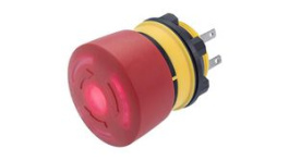 84-5231.2B20, Emergency Stop Switch, 1NC + 1NO, IP65/IP67, Faston Terminal, 2.8 x 0.5 mm, EAO