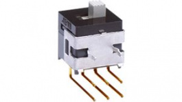 AS22AH, Переключатель: движковый; Пол: 2; DPDT; 0,4A/28ВAC; -30?85°C, NKK Switches (NIKKAI, Nihon)