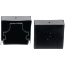 PIK EK 60/60, Cable Trunking Edge Protection End Cap 60 mm TPE-E, Black, Pflitsch