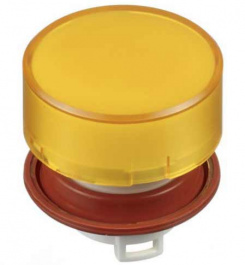 HW1A-L2Y, Illuminated Pushbutton Lens, IDEC