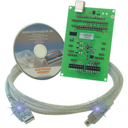 EA 9780-2USB, USB Test board for EA DOG displays, Electronic Assembly