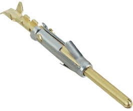 SP28W1F, Контакт; Размер:20; "папа"; 28?30AWG; RT360; позолота; обжим; лента, Amphenol