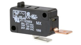 V7-1Z19E9, Микропереключатель SNAP ACTION; без рычага; SPDT; 25A/277ВAC, Honeywell