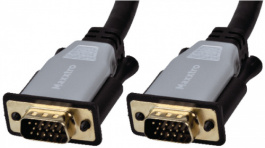 PLA-652B-M-2, Monitor cable VGA Platinum m - m 2 m Black, Maxxtro