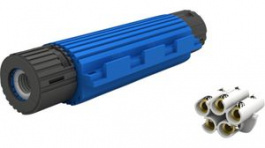 SH6802AW, Gel Insulated Joint 235x68x48mm Blue Polyamide IP68, WISKA LTD