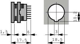 KFV 120, Appliance socket KFV 12-pin, 12 Poles, Lumberg Connect