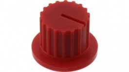 AT3009C, Rotary Knob with Flange Red \x1a5.9mm, NKK Switches (NIKKAI, Nihon)