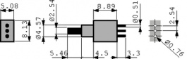 6B11-PCAE, Subminiature Pushbutton Switch, Eledis