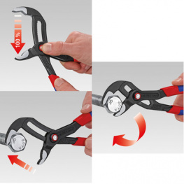 87 21 250, Water pump pliers 250 mm, Knipex
