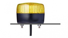 861507405, LED Signal Beacon, Continuous/Flashing, Yellow, 24VAC / DC, Wall Mount/Base Mount, PCL, Auer